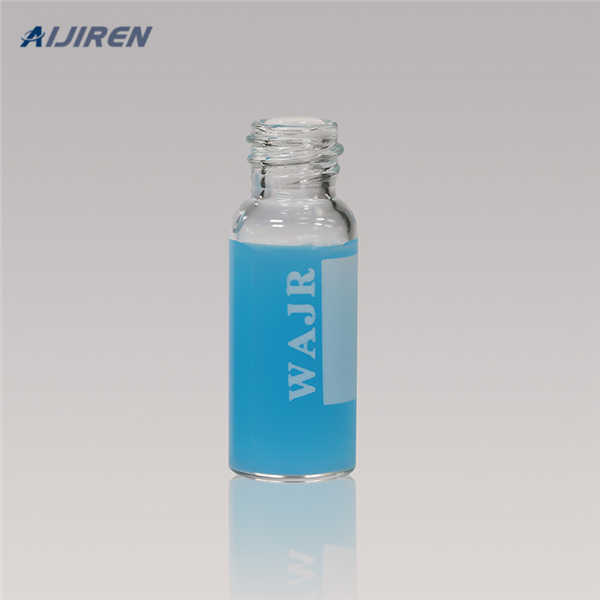 very low expansion coefficient HPLC vials PTFE/red silicone